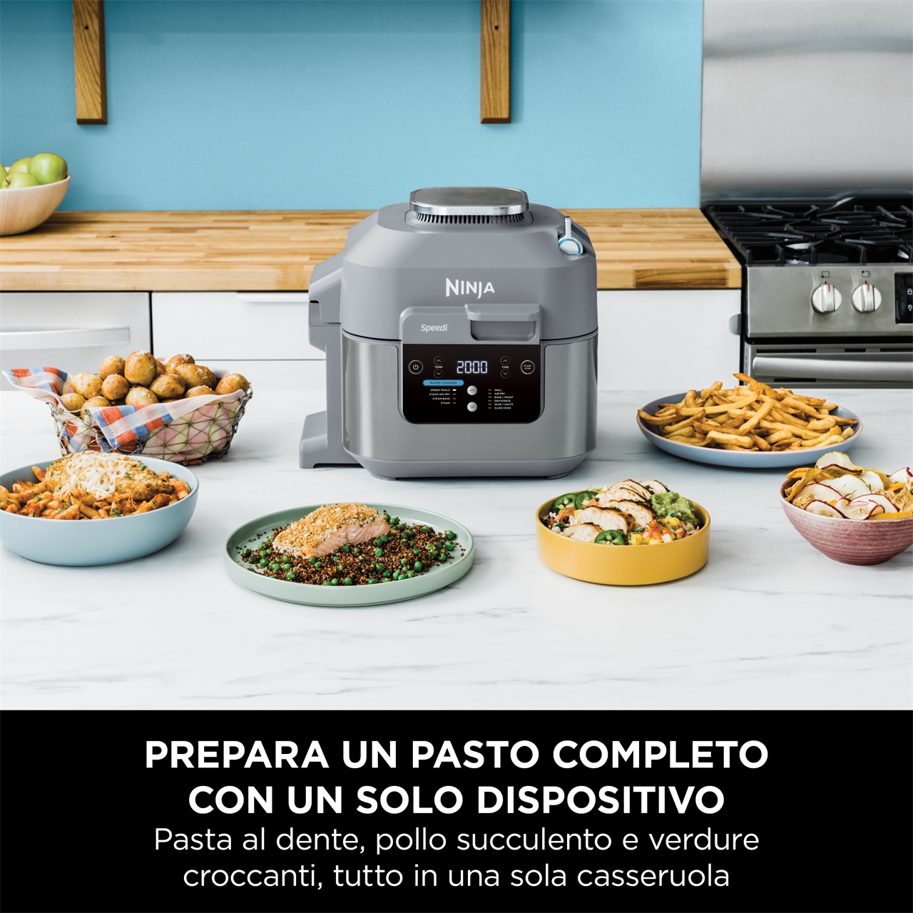 RAPID COOKER E FRIGGITRICE AD ARIA NINJA SPEEDI ON400EU-18