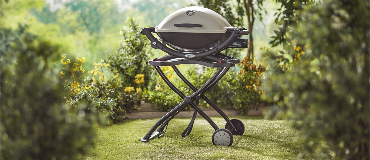 WEBER CARRELLO PIEGHEVOLE PER BARBECUE WEBER Q SERIE 1000 E 2000-2