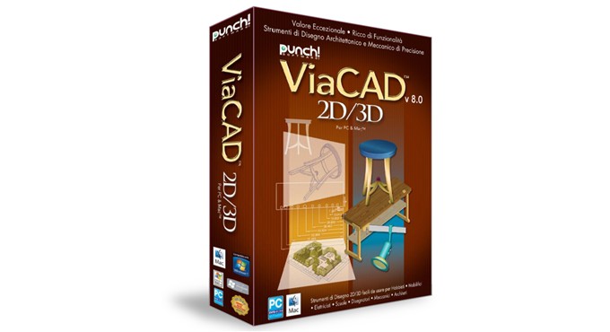 ViaCad 8. The powerful solution to create any type of project.