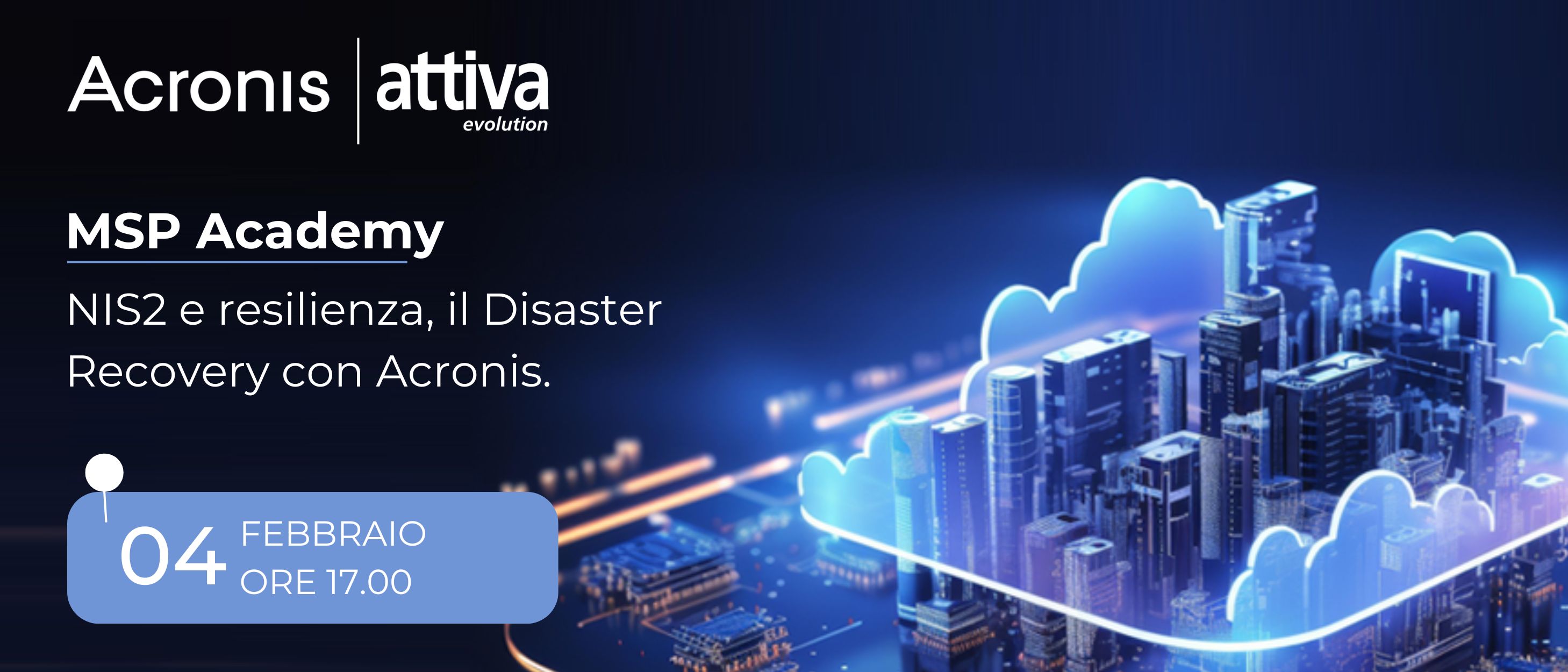 NIS2 e resilienza, il Disaster Recovery con Acronis