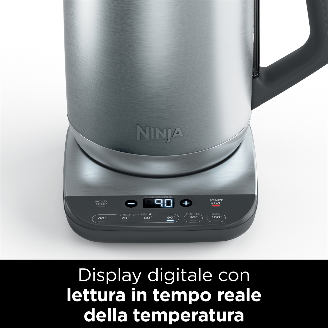 BOLLITORE CON TEMPERATURA DI PRECISIONE NINJA ALLUMINIO KT201EU-9