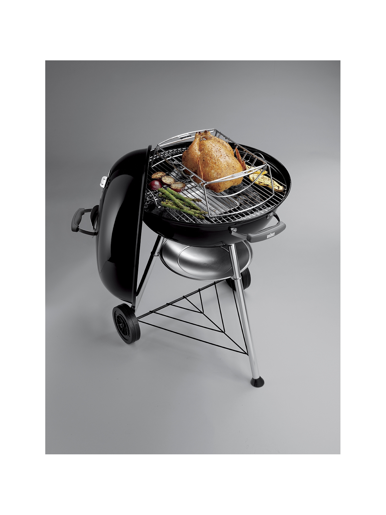 WEBER COMPACT KETTLE - BARBECUE A CARBONE 57 CM-4