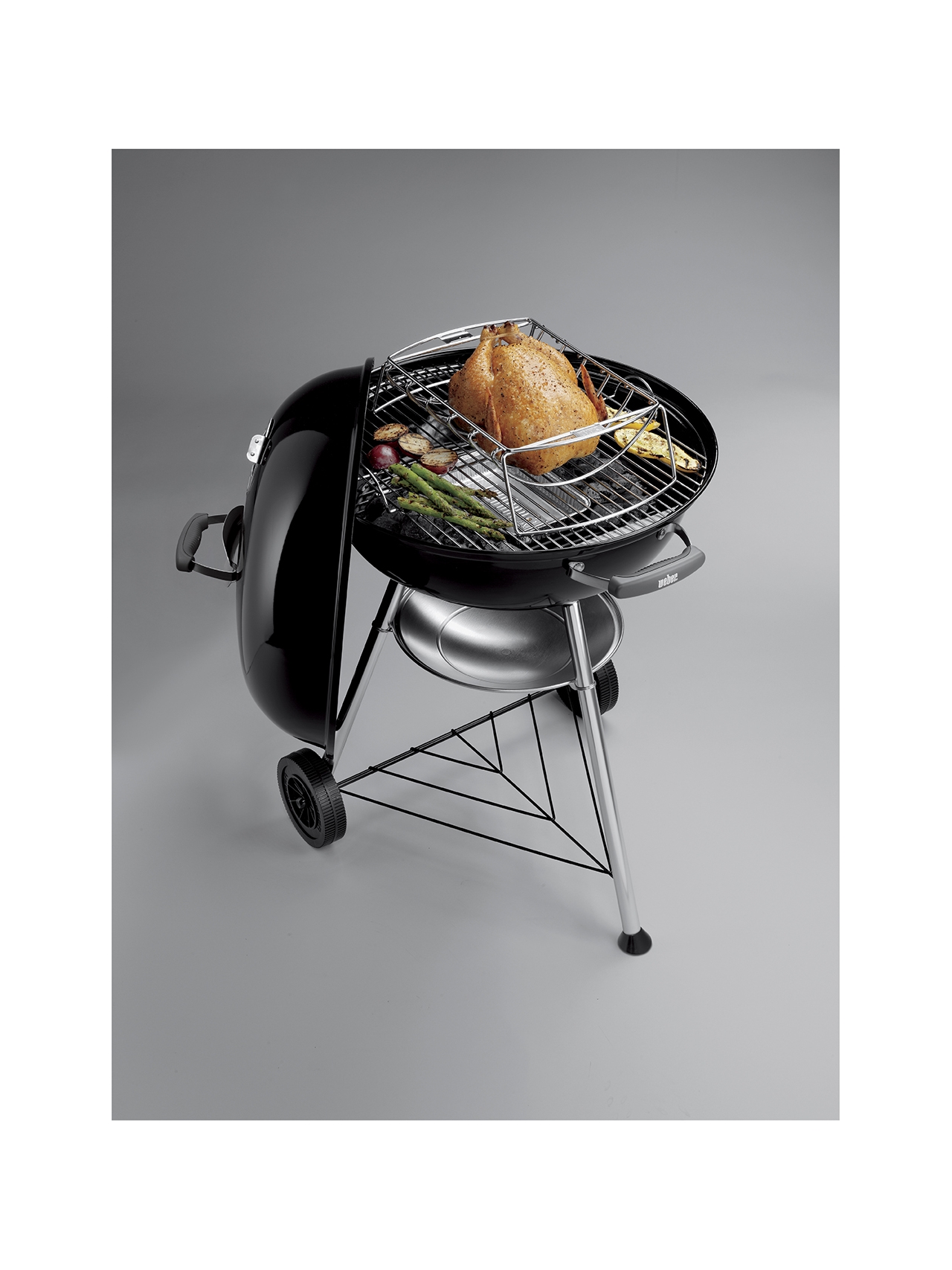 WEBER COMPACT KETTLE - BARBECUE A CARBONE 57 CM-5