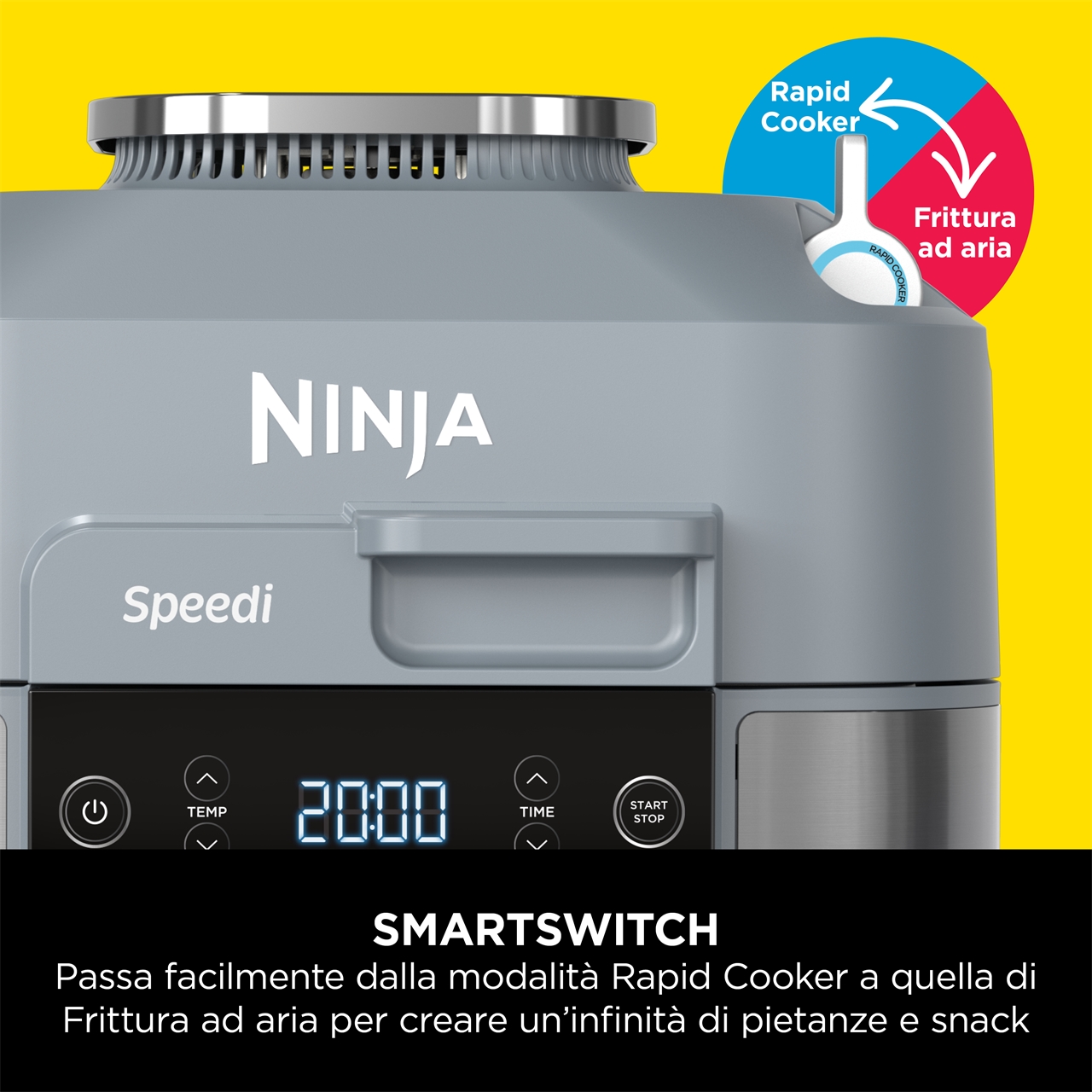 RAPID COOKER E FRIGGITRICE AD ARIA NINJA SPEEDI ON400EU-7