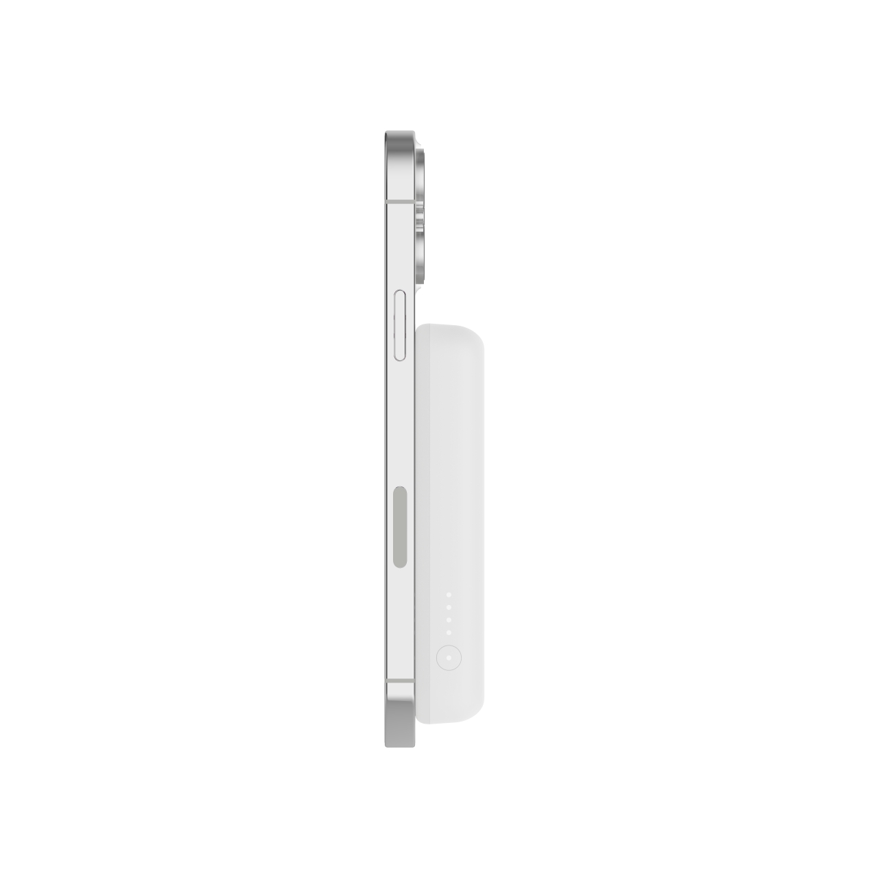 POWERBANK WIRELESS MAGNETICO PER MAGSAFE CON SUPPORTO 5K - BIANCO-4