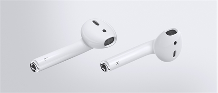 Apple AirPods. Wireless. Effortless. Magical.