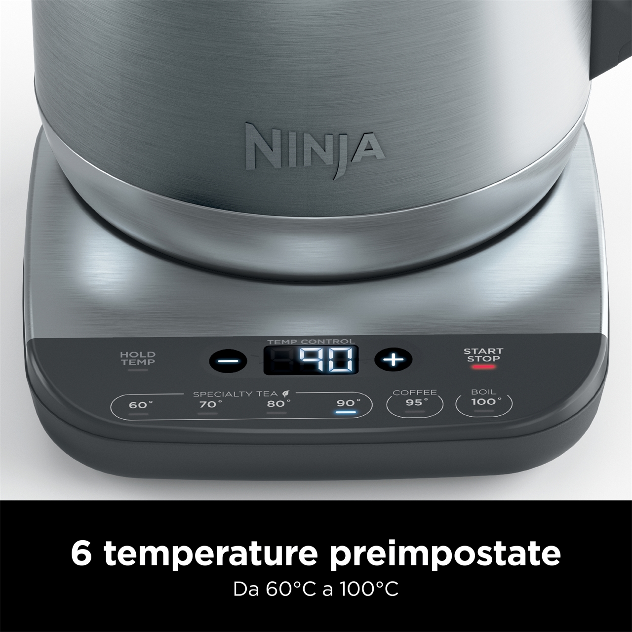 BOLLITORE CON TEMPERATURA DI PRECISIONE NINJA ALLUMINIO KT201EU-10