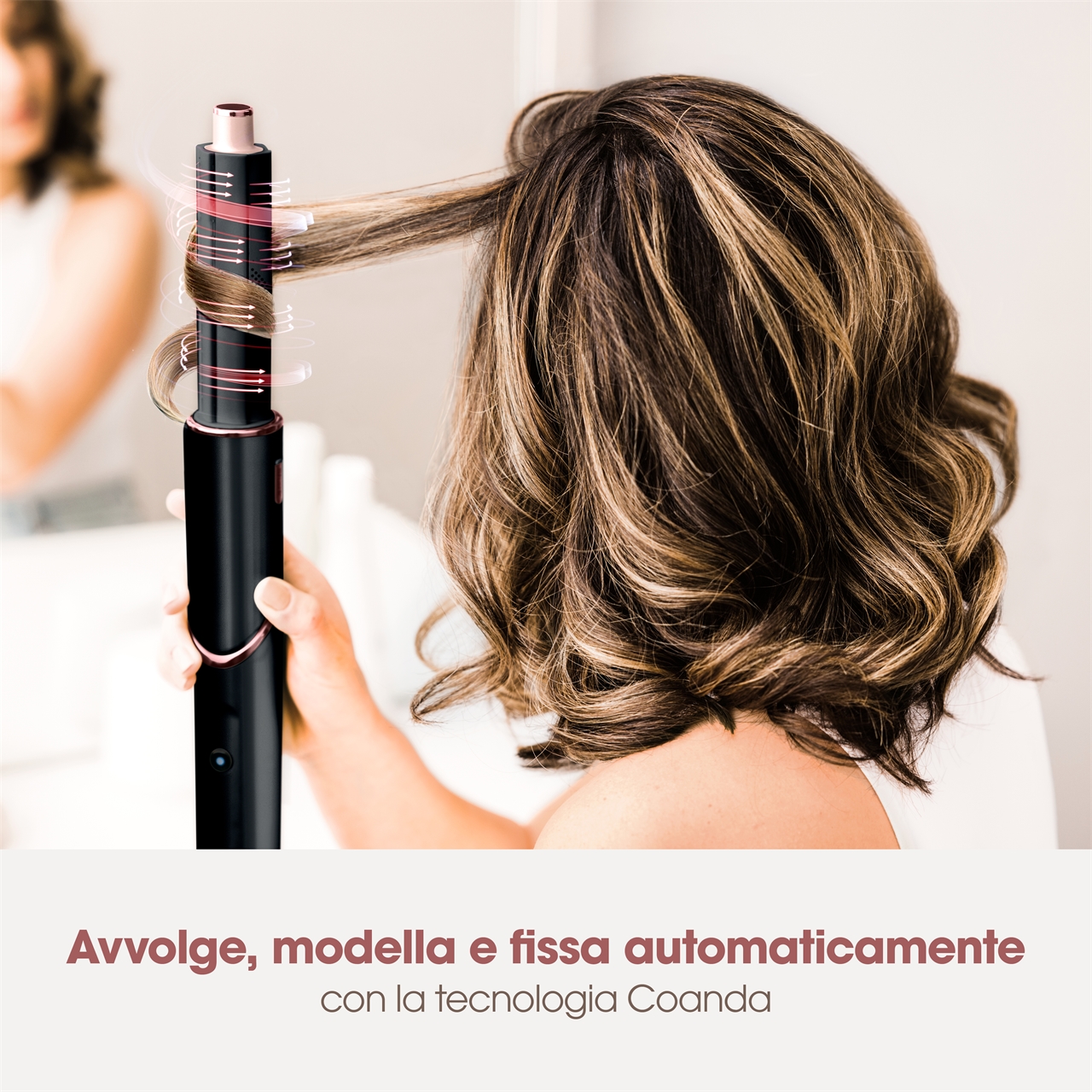 STYLER E ASCIUGACAPELLI SHARK FLEXSTYLE - NERO E ORO ROSA HD424EU-14