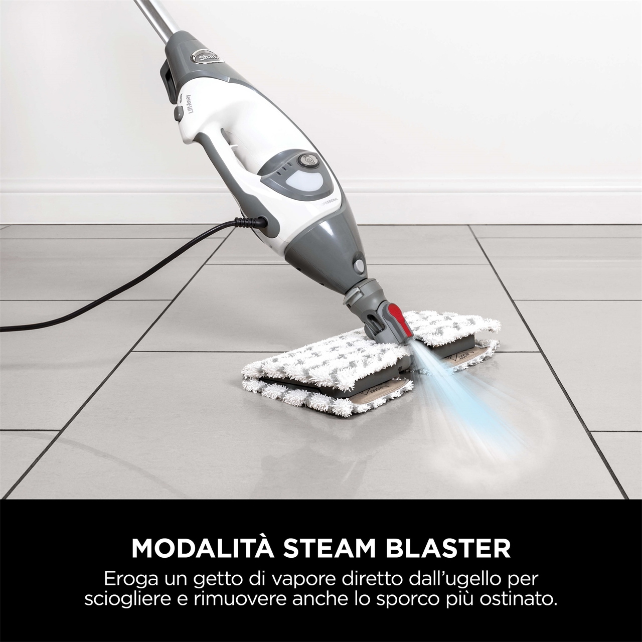 SCOPA A VAPORE 2 IN 1 SHARK KLIK 'N' FLIP CON STEAM BLASTER S6005EU-3