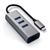 HUB USB-C 2-IN- 1 - 3 PORTE USB 3.0 + ETHERNET SPACE GRAY-1