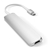 ADATTATORE USB-C SLIM MULTIMEDIA V2 SILVER-2