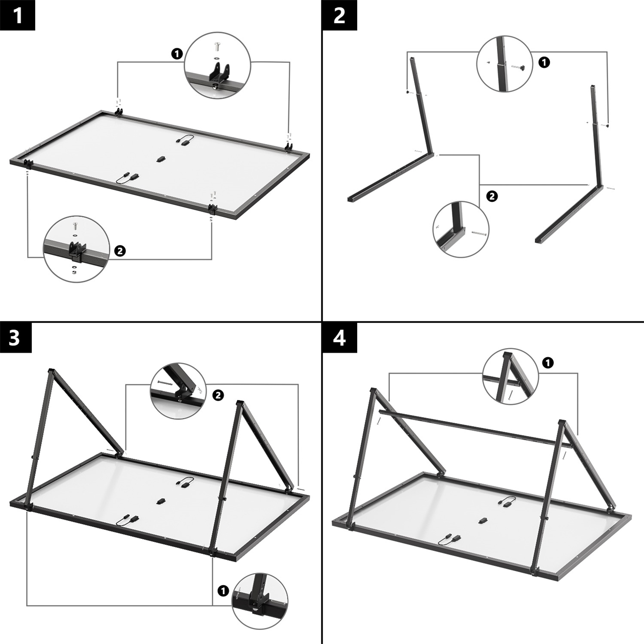 ADJUSTABLE GROUND & SUSPENDED SOLAR BRACKET-5