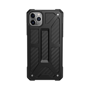 CUSTODIA ANTIURTO MONARCH IPHONE 11 PRO MAX - COLORE NERO/CARBONIO