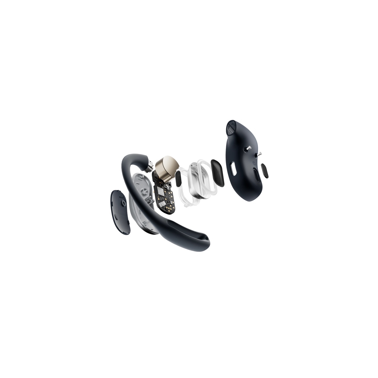 OPENFIT AIR - AURICOLARI TRUE WIRELESS AD ORECCHIO LIBERO - NERO-4