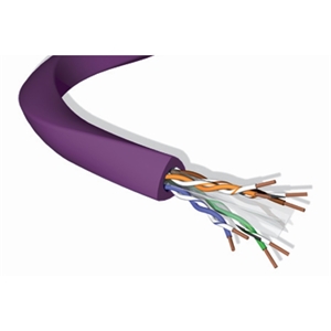 10GPLUS 23 AWG U/UTP 4 PAIR LSF/OH IEC 332.1 SHEATHED VIOLET BOBINA 500