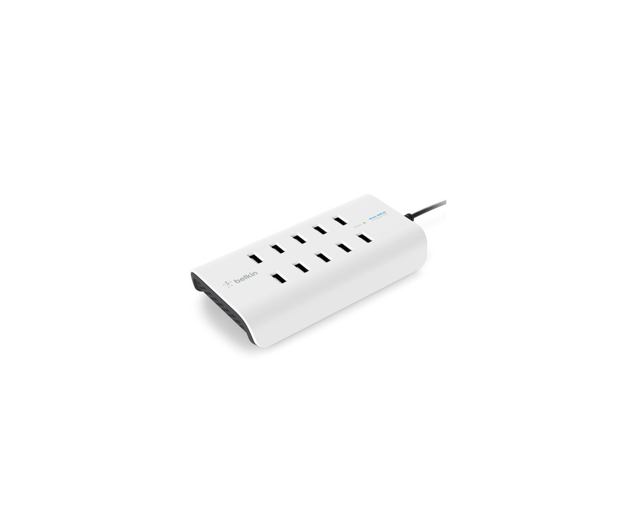 STAZIONE DI RICARICA 10 PORTE USB-A DA 2.4A - BIANCO-0