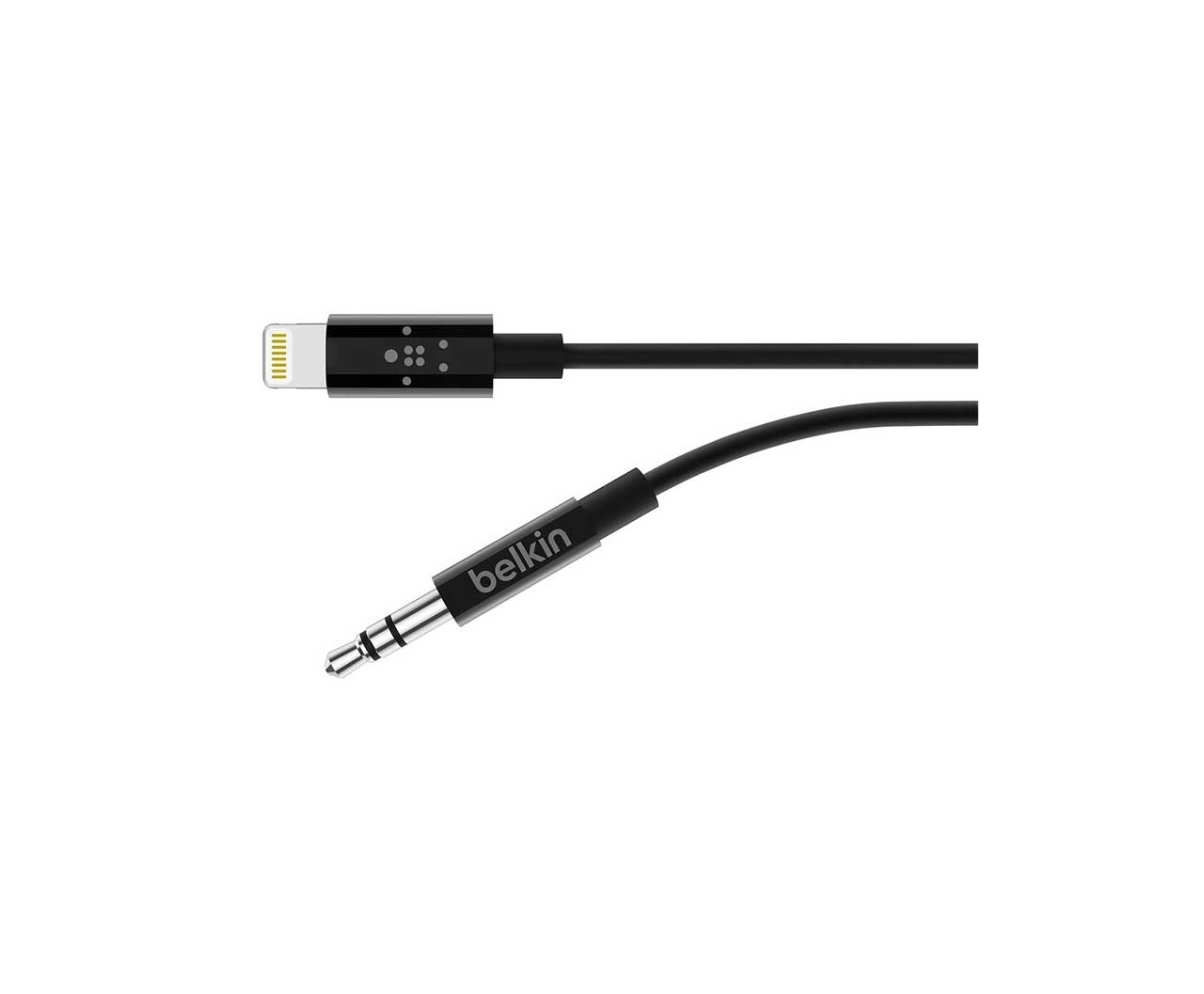 CAVO AUX DA LIGHTNING A AUDIO JACK 3.5MM - 0,9 METRI - NERO-0