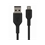 CAVO PVC DA USB-A A MICRO USB 1M - NERO