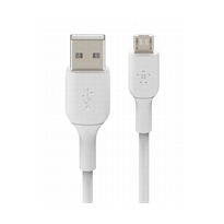 CAVO PVC DA USB-A A MICRO USB 1M - BIANCO
