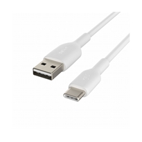 CAVO IN PVC DA USB-C A USB-A 2M - BIANCO