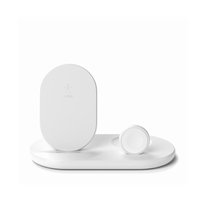 SUPPORTO WIRELESS 3 IN 1 - STAND + WATCH + AIRPODS - BIANCO