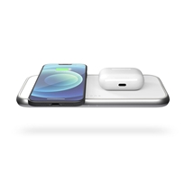 DUAL FAST WIRELESS CHARGER 30W - WHITE