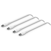 CAVO INTRECCIATO PVC USB-C TO USB-C 2M TWIN PACK - BIANCO