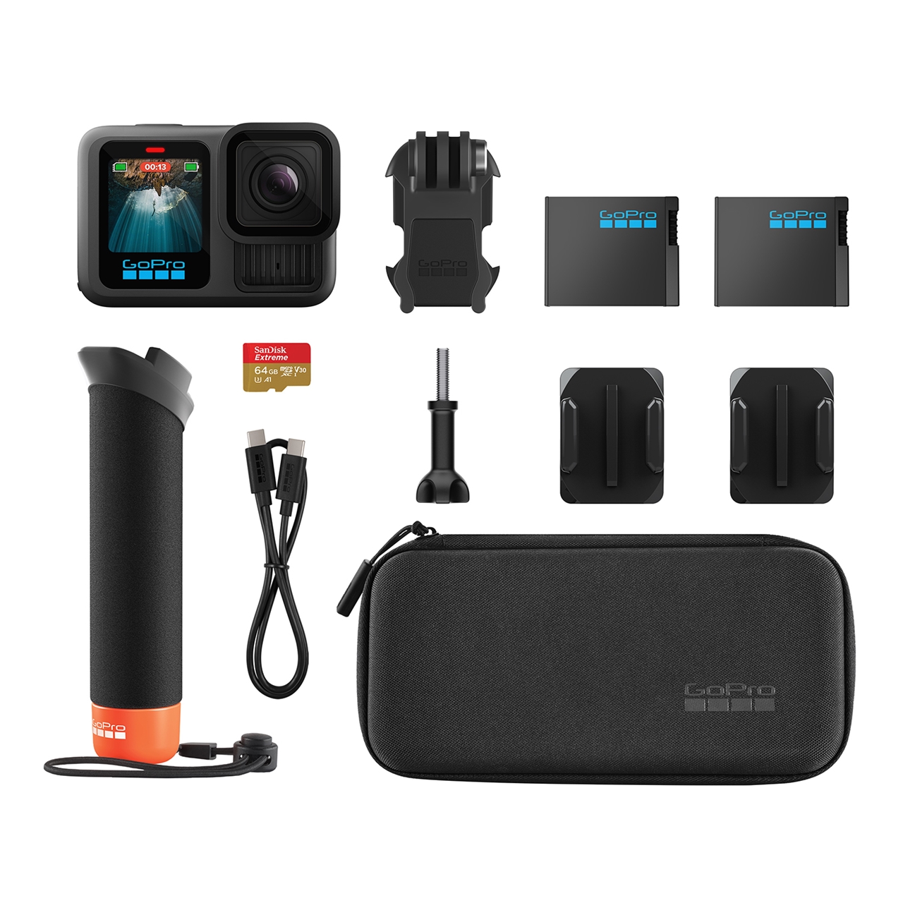 HERO13 BLACK + ACCESSORIES BUNDLE-0